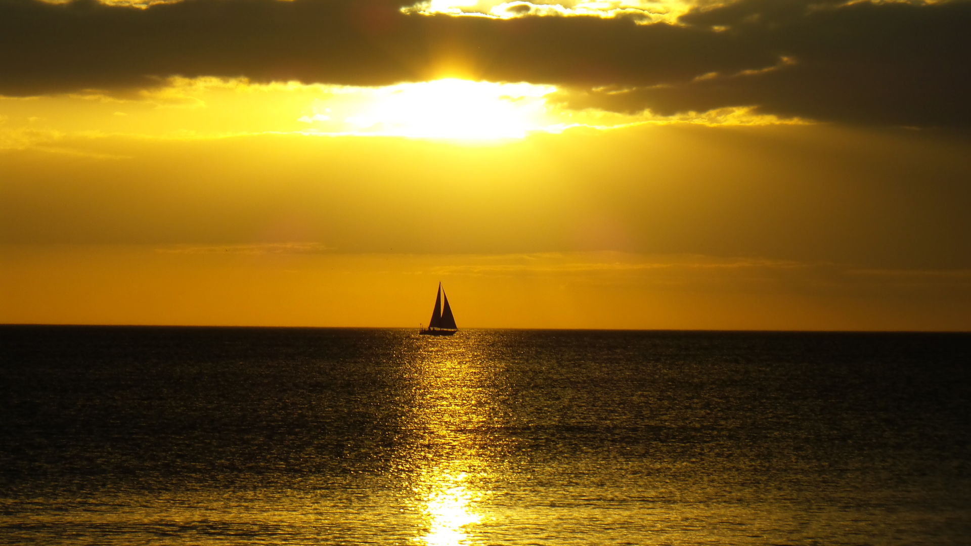 Sunset over the Gulf